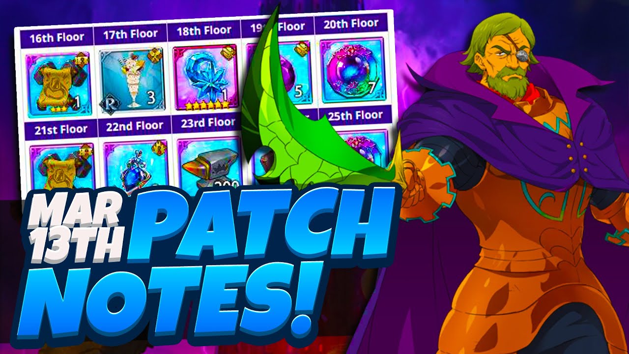 Global Patch Notes! Last 3rd Anniversary Update! Event Tower and Top 100! | 7DS Grand Cross