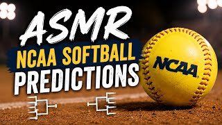 ASMR WCWS Softball Predictions 🥎