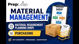 MATERIAL MANAGEMENT | Material Requirement Planning (MRP) & Purchasing | Combined Recruitment Test