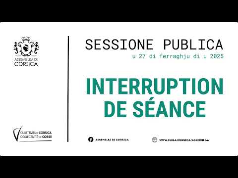 Image du reportage Sessione publica di u 27 di ferraghju (Assemblea di Corsica)