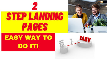How To Create A 2 Step landing Page In Aweber (2021) #oldschooldosgeek