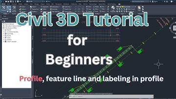 How to Create Profiles from Feature Lines & Add Labels in Civil 3D (Beginner