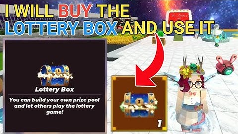 Blockman go Skyblock || I Will BUY The Lottery Box And Use It...