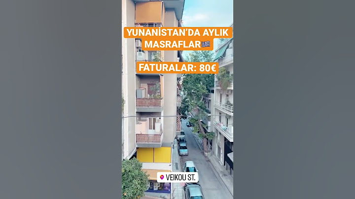 Türkiye'de Olmayan ve Yunanistan'da da Olan Bazı Şeyler