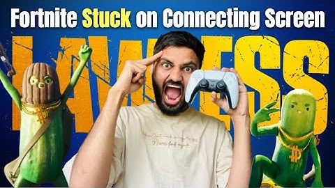 How to Fix Stuck on Connecting Screen Fortnite PS5 ⚡#fortniteupdate #fortniteps5