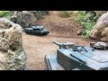 ラジコン戦車で遊ぶ　レオパルドvs 90式戦車　RC Tank