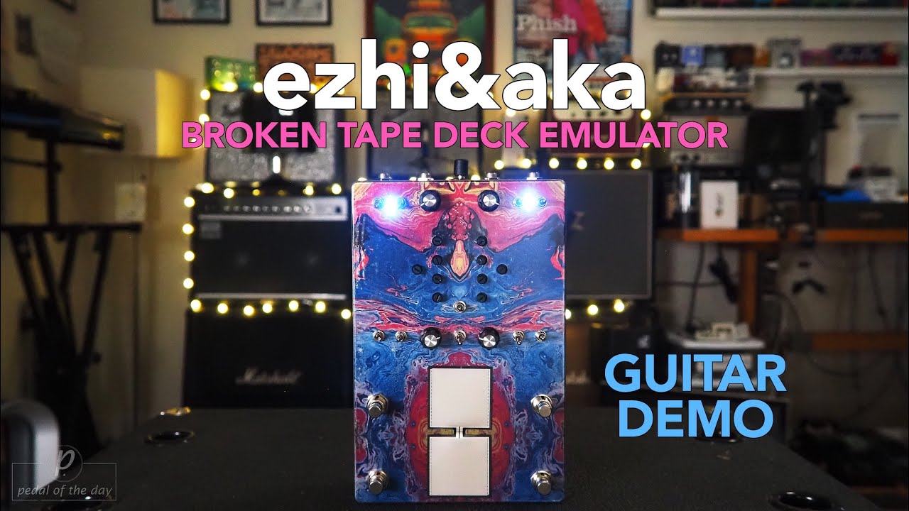 ezhi&aka // Double Tape T Broken Tape Deck Emulator (Stereo Guitar