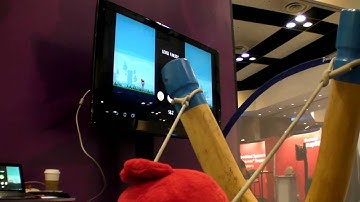 Angry Birds Bluetooth catapult with ARM Cortex-M3 and sensors