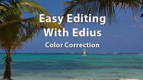 Easy Editing with Edius 6 - Lesson 23: How To Do Color Correction in Edius Pro