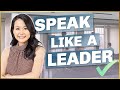 Public speaking hacks to convey confidence as a leader