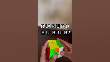 How To Do The Ua Perm #uperm #3x3rubikscube #cubing