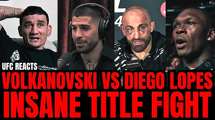 UFC Fighters REACT To Alexander Volkanovski vs Diego Lopes FIGHT