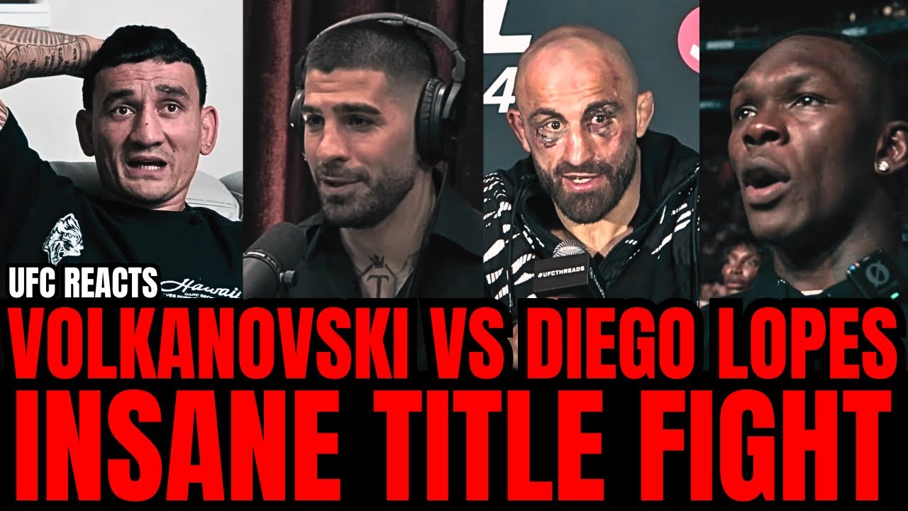 UFC Fighters REACT To Alexander Volkanovski vs Diego Lopes FIGHT