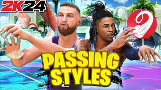 NBA 2K24 Best Sigs & Fastest Animations: Passing Styles Test Part 2 on 2K24