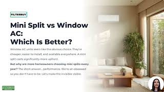 Mini Split vs. Window AC: Full Comparison (Cost, Efficiency, Air Quality)