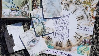 Dali Concertina Book using ShokART Dream of the Magical Things