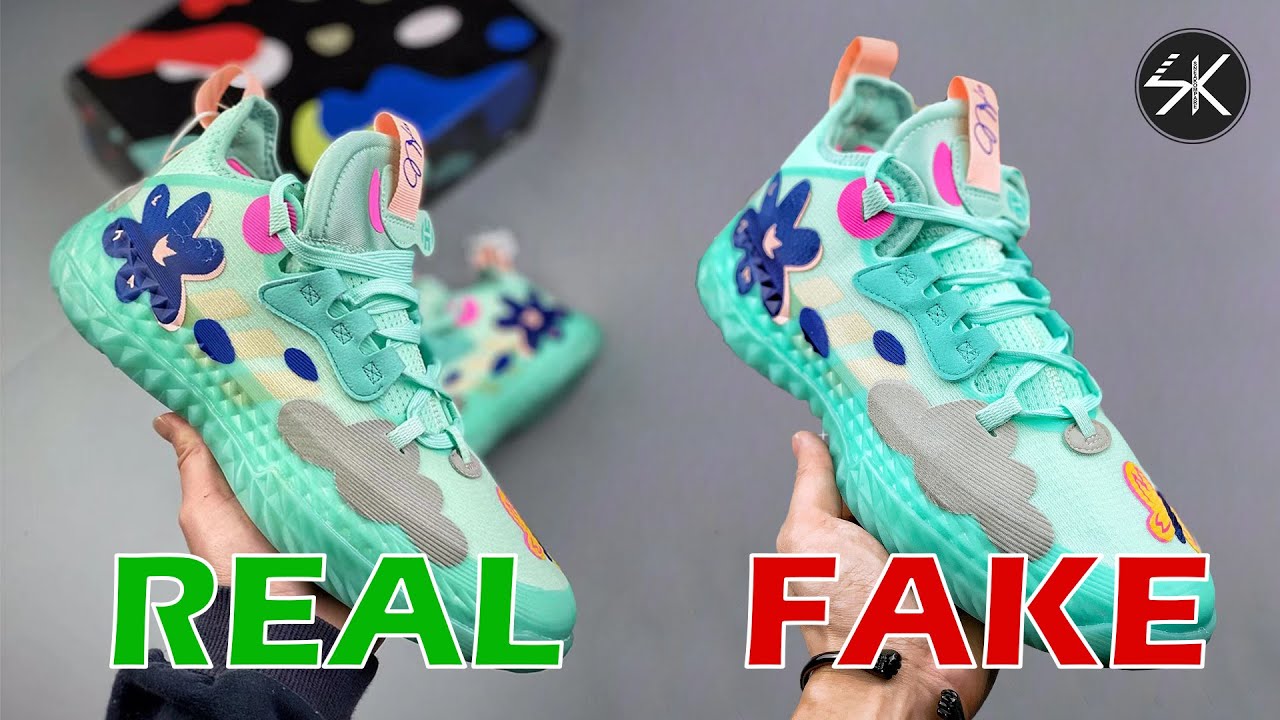 Adidas Harden Vol 5 Futurenatural Support REAL VS FAKE - YouTube