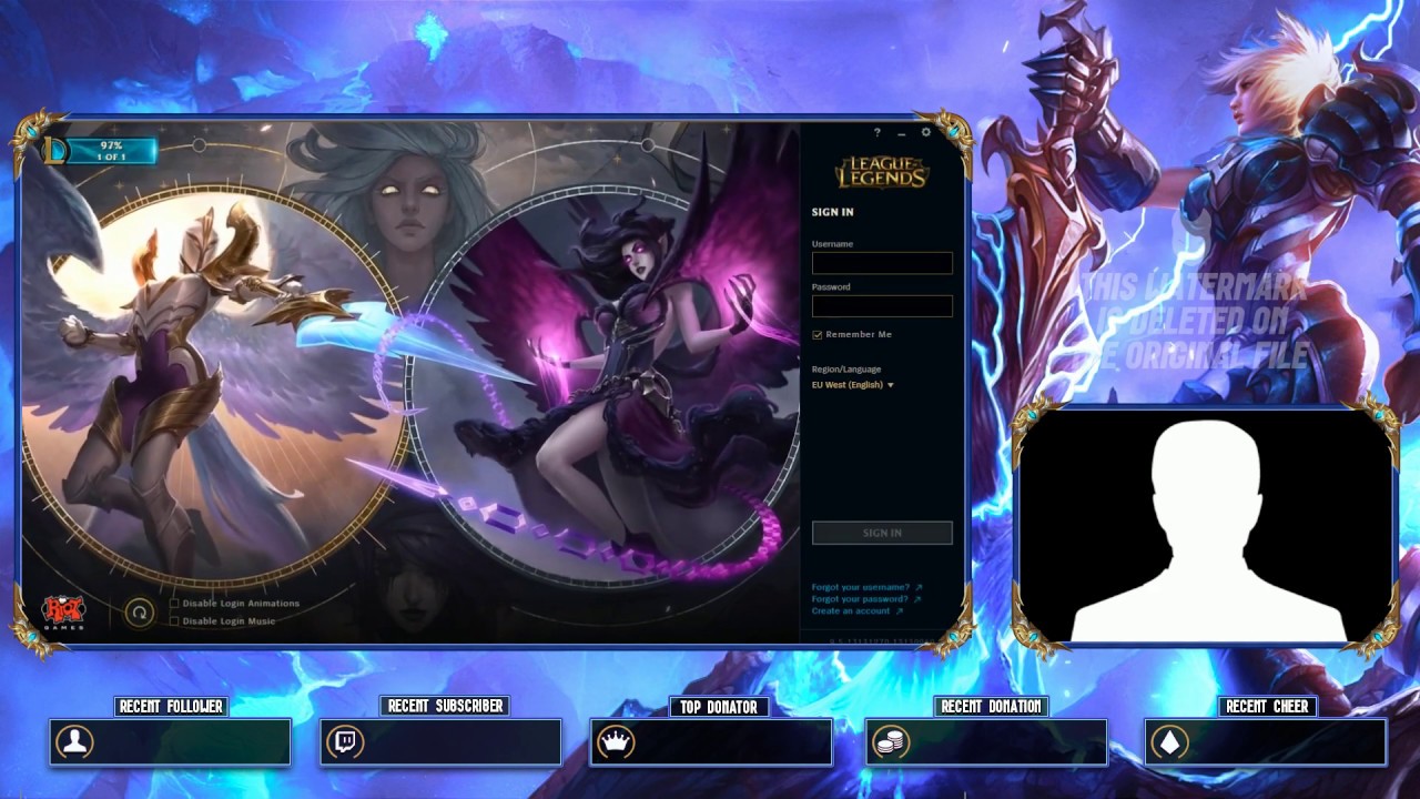 Animated Championship Riven Lobby Overlay Loloverlay