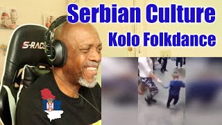 Mr. Giant Reacts Kolo, traditional folk dance