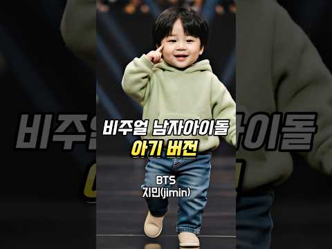 비주얼 남자아이돌 아기버전 #ai #idol #실사화