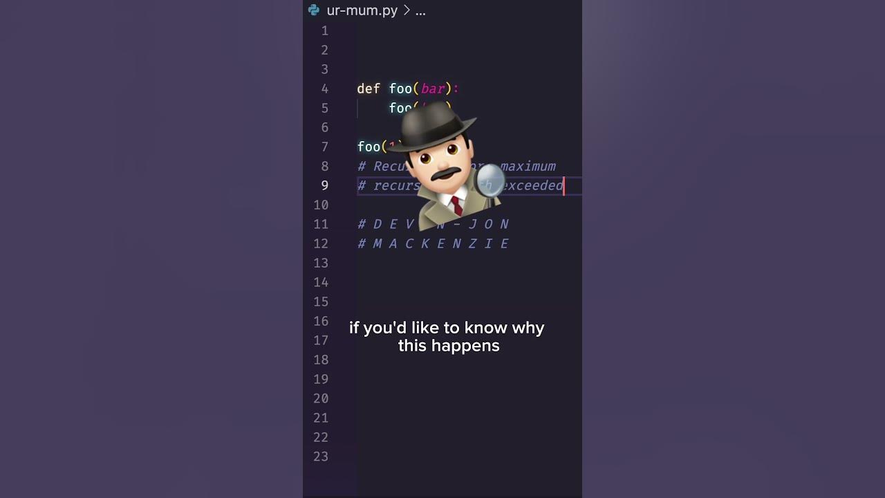 Do you struggle with recursion? #python #programming #coding #developer ...