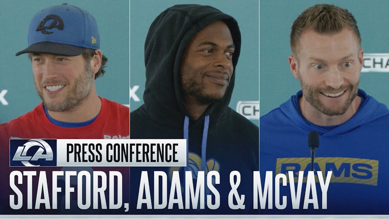 Matthew Stafford, Davante Adams & Sean McVay On NFC Championship Prep & Offensive Leadership