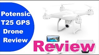 Potensic T25 GPS Drone, FPV RC Drone with Camera 1080P HD WiFi Live Video  Reviw l Tokkline screenshot 4