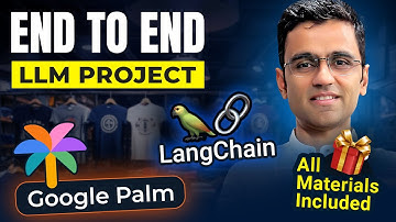 LLM Project | End to end Gen AI project Using Langchain, Google Palm in Retail Industry