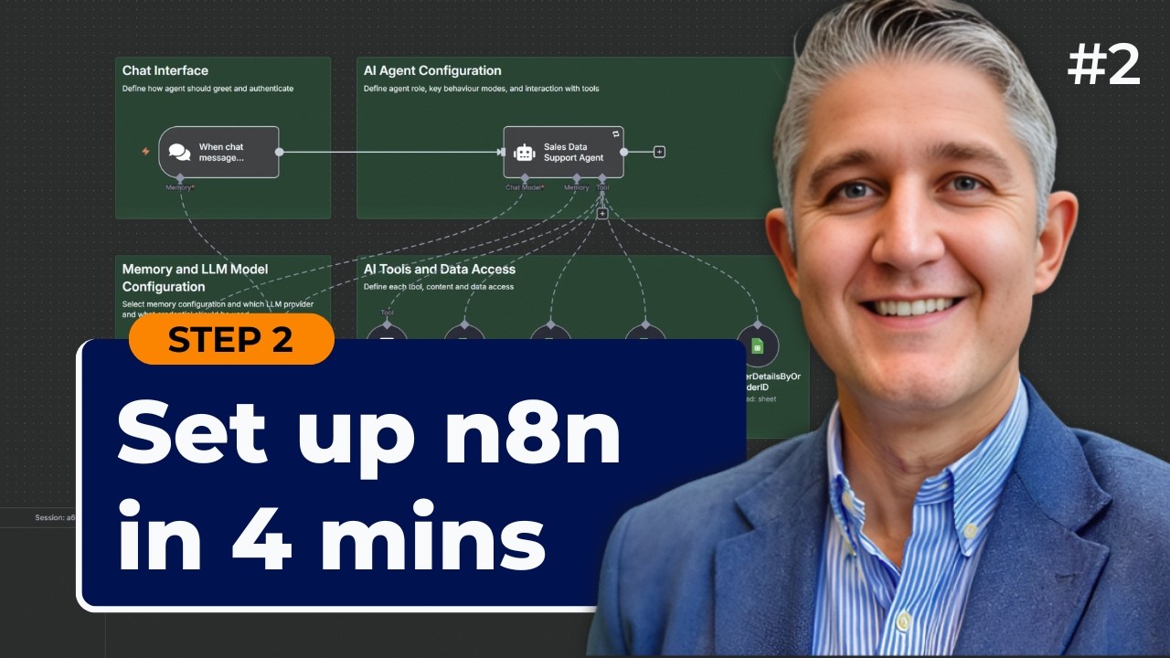 Quick & Easy: How to Set Up n8n | Step 2 - YouTube