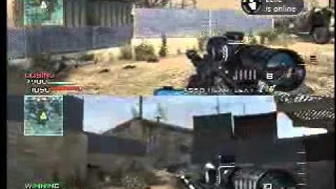 MW3 1v1 Dome: IVIz XTRAVAGANT v XxXN1G4XxX Split-Screen