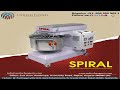 Bakery spiral kneader machine or spiral mixer bread dough making machine sm02091909 505 909 1