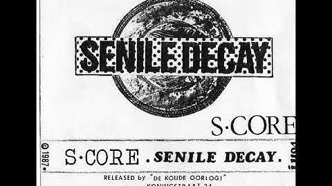 S·Core - Senile Decay (1987 Japan, Industrial/Experimental/Dark Ambient) - Full Tape