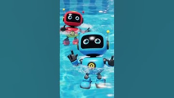 AI Magic: Color-Switching Bots Make a Splash! 🎉🤖🏖️