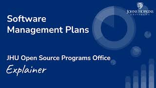 OSPO Explainer: Software Management Plans