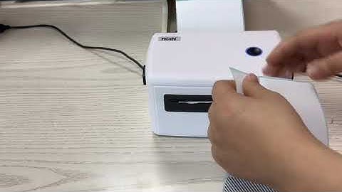 How to set WIFI IP address for H400 4 inch label printer