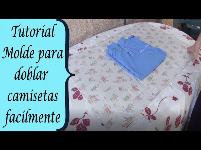 Crea tu propia máquina de doblar camisetas con cartón y cinta adhesiva