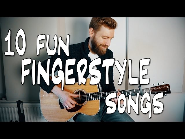 10 fun FINGERSTYLE guitar songs class=
