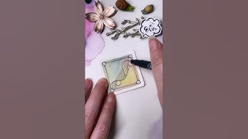 Zentangle Pattern Tangle #oybay 禪繞畫入門 禪繞圖樣 (N.2099) how to draw by Eva Wu #bijou #shorts