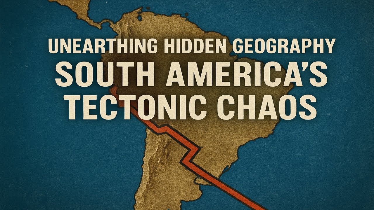 South America’s Tectonic Chaos — The Hidden Forces Shaping a Continent