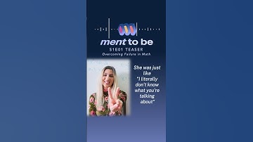 MENT TO BE Podcast S1E01 Teaser: Vanessa Vakharia CEO & Founder of The Math Guru #careers #education