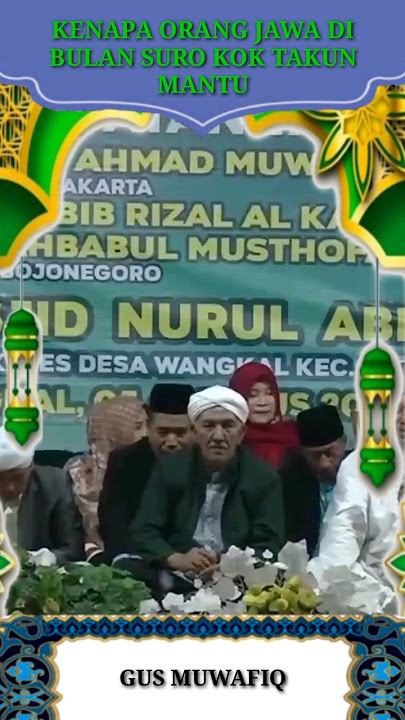 KENAPA ORANG JAWA DI BULAN SURO KOK TAKUN MANTU // Gus Muwafiq