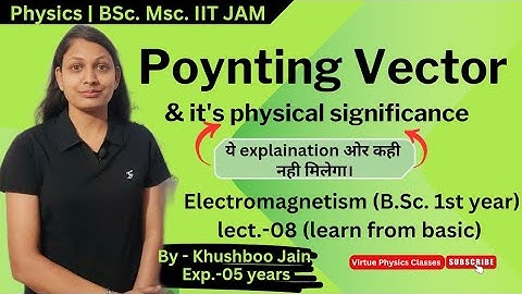 Poynting vector & It