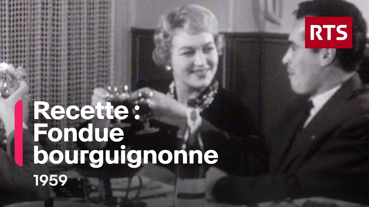 Recette culinaire : Fondue bourguignonne (1959)