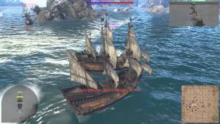 War Thunder sailing fleet