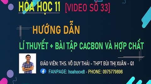 Bài tập trắc nghiệm phần cacbon lớp 11