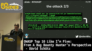 BSidesBUD2019: OWASP Top 10 Like I’m Five: From A Bug Bounty Hunter