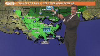 New Orleans Weather: Hotter weather on the way with a few storms possible