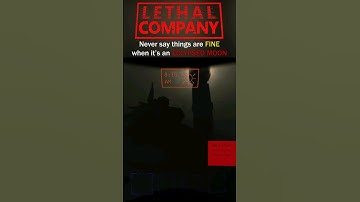 Never Say Things Are Fine On Eclipsed #lethalcompany #eclypse #funny #bestmoments #horrorgaming