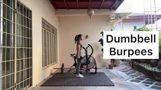 Dumbbell burpees #MoveWithMaj