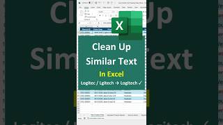 How to Clean Up Similar Text in Excel